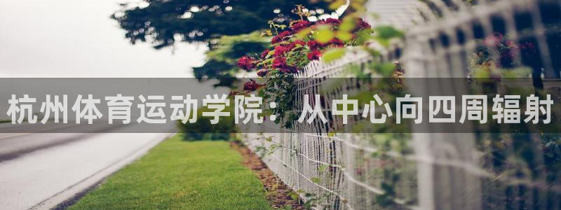球客岛：杭州体育运动学院：从中心向四周辐射