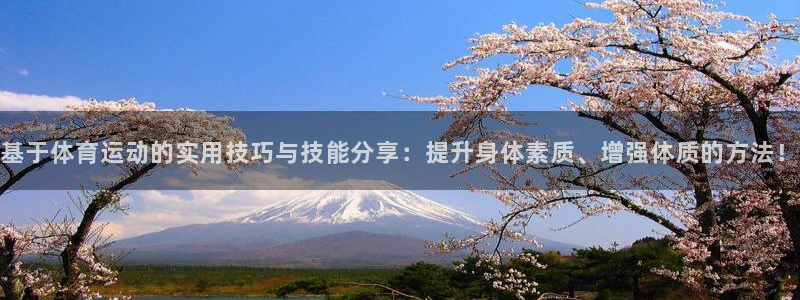 球客岛：基于体育运动的实用技巧与技能分享：提升身体素质、增强体质的方法！